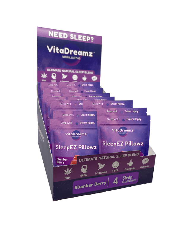 VitaDreamz Edibles SleepEZ Pillowz Sampler Box CBD Distribution CBD CBD Wholesale