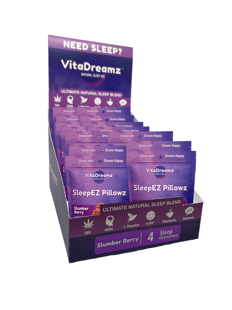 VitaDreamz Edibles SleepEZ Pillowz Sampler Box CBD Distribution CBD CBD Wholesale