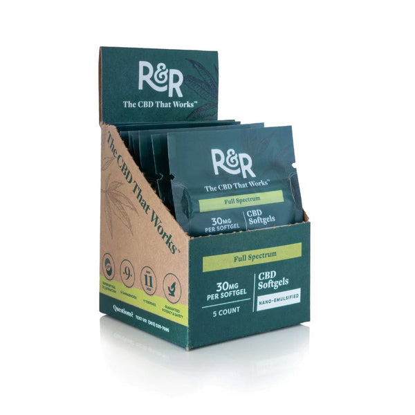 EasyCBD R+R Medicinals Softgels Sampler Pack CBD Distribution CBD CBD Wholesale