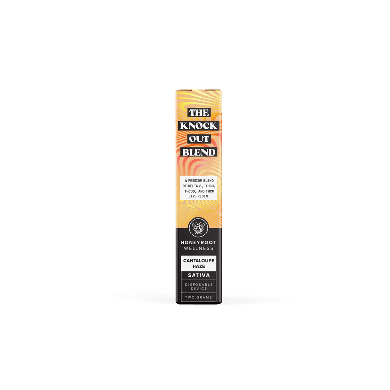 Honey Root Delta Cantaloupe Haze HoneyRoot Knockout Blend 2g Disposable CBD Distribution CBD CBD Wholesale