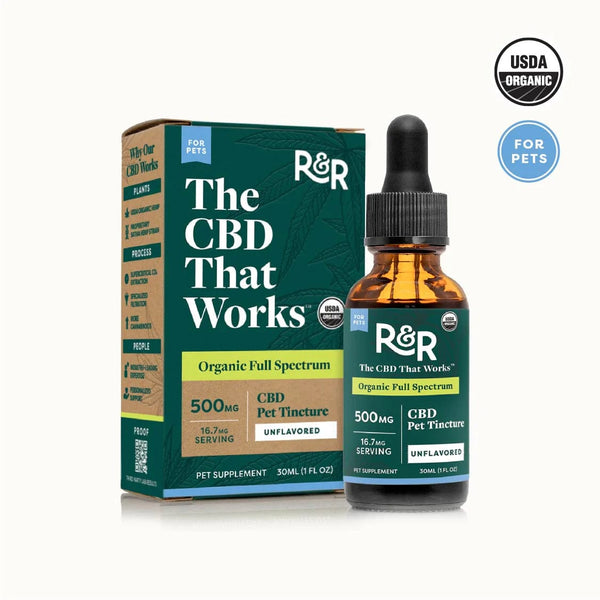 R+R Medicinals Pet R+R Medicinals Proprietary Pet CBD Tincture - 500mg CBD Distribution CBD CBD Wholesale