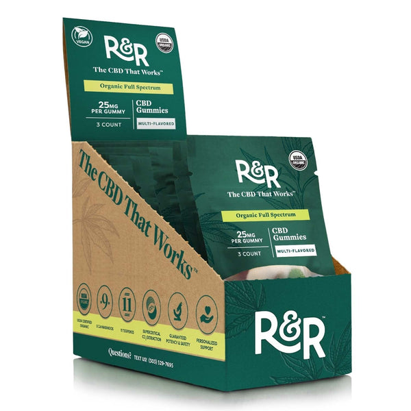 R+R Medicinals R+R Medicinals Gummy Sampler Box CBD Distribution CBD CBD Wholesale